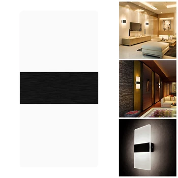 

Modern Indoor Led Wall Lamps Light 3000K/4500K/6500K Acrylic Living Room Stair Lamps Wall Light Home Decor