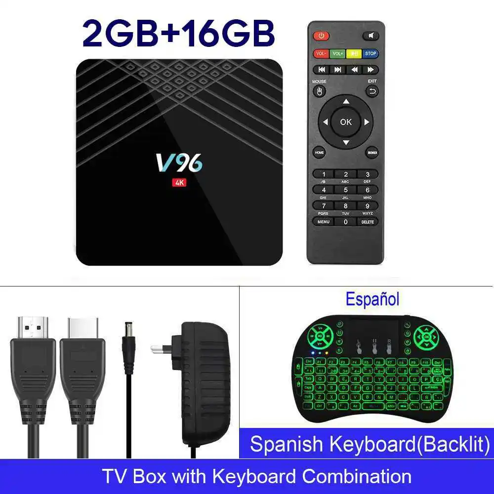 BOX-i8ES Vmade tv box android 9,0 2G 16G Allwinner H6 четырехъядерный 64 бит Wi-Fi tv box 4K HD H.265 телеприставка 2G 16G tv box Горячая Распродажа - Цвет: BOX-i8ES