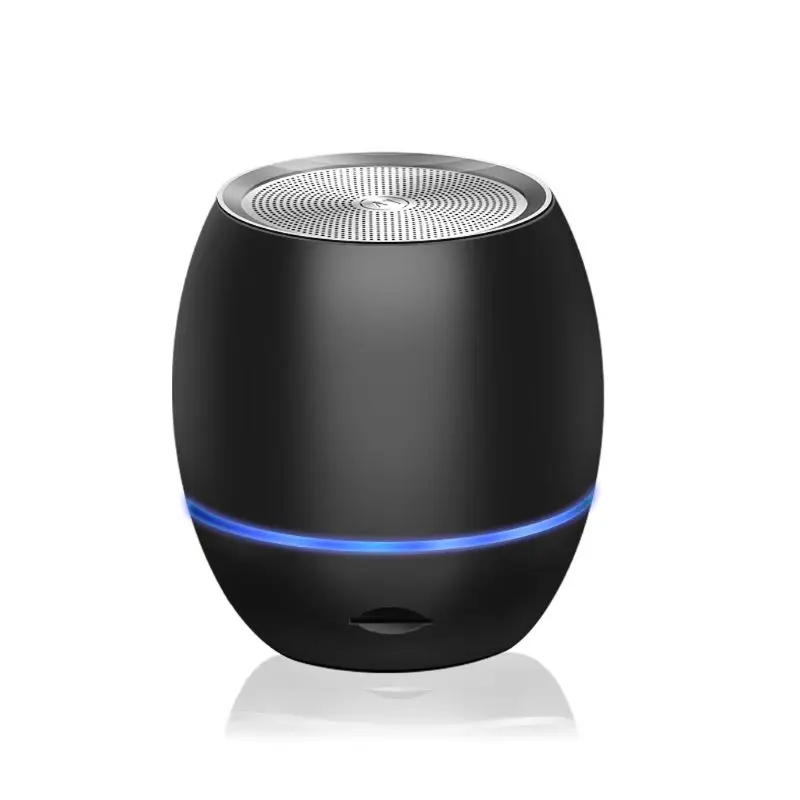 C2 мини беспроводной Bluetooth динамик Поддержка TF карты Встроенный микрофон для iPhone iPad BlackBerry Мобильные телефоны Samsung устройства - Цвет: Черный