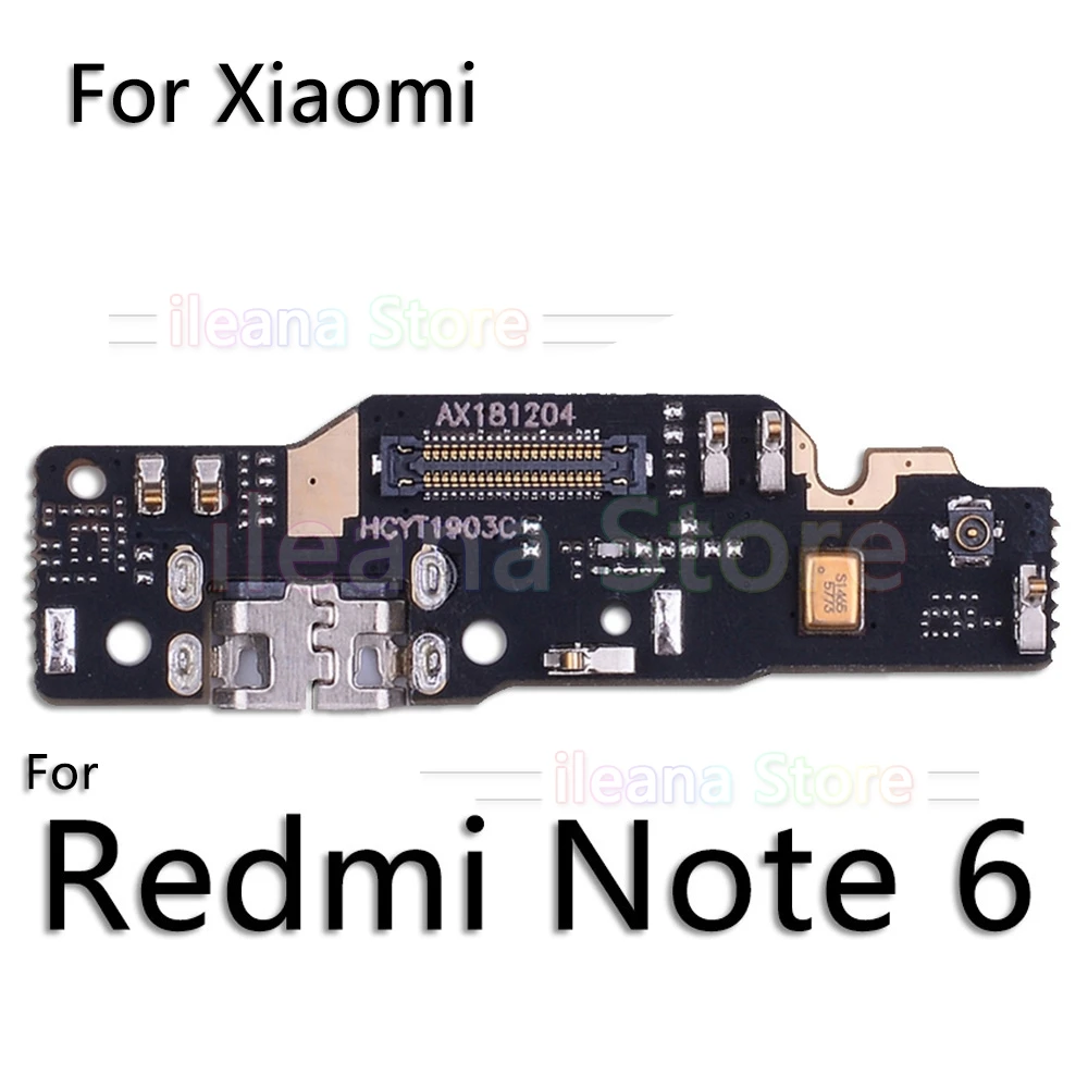 For Redmi Note 6 USB Дата зарядный порт зарядное устройство док-разъем гибкий кабель для Xiaomi mi красный mi Note 5 5A 6 7 Plus Pro глобальная Замена - Цвет: For Redmi Note 6