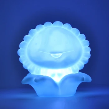 

Cartoon Creative LED Sunflower Small Night Light Children Bedroom Baby Feeding Floral Lamp Decoration Boy Kids Toy Holiday Gifts