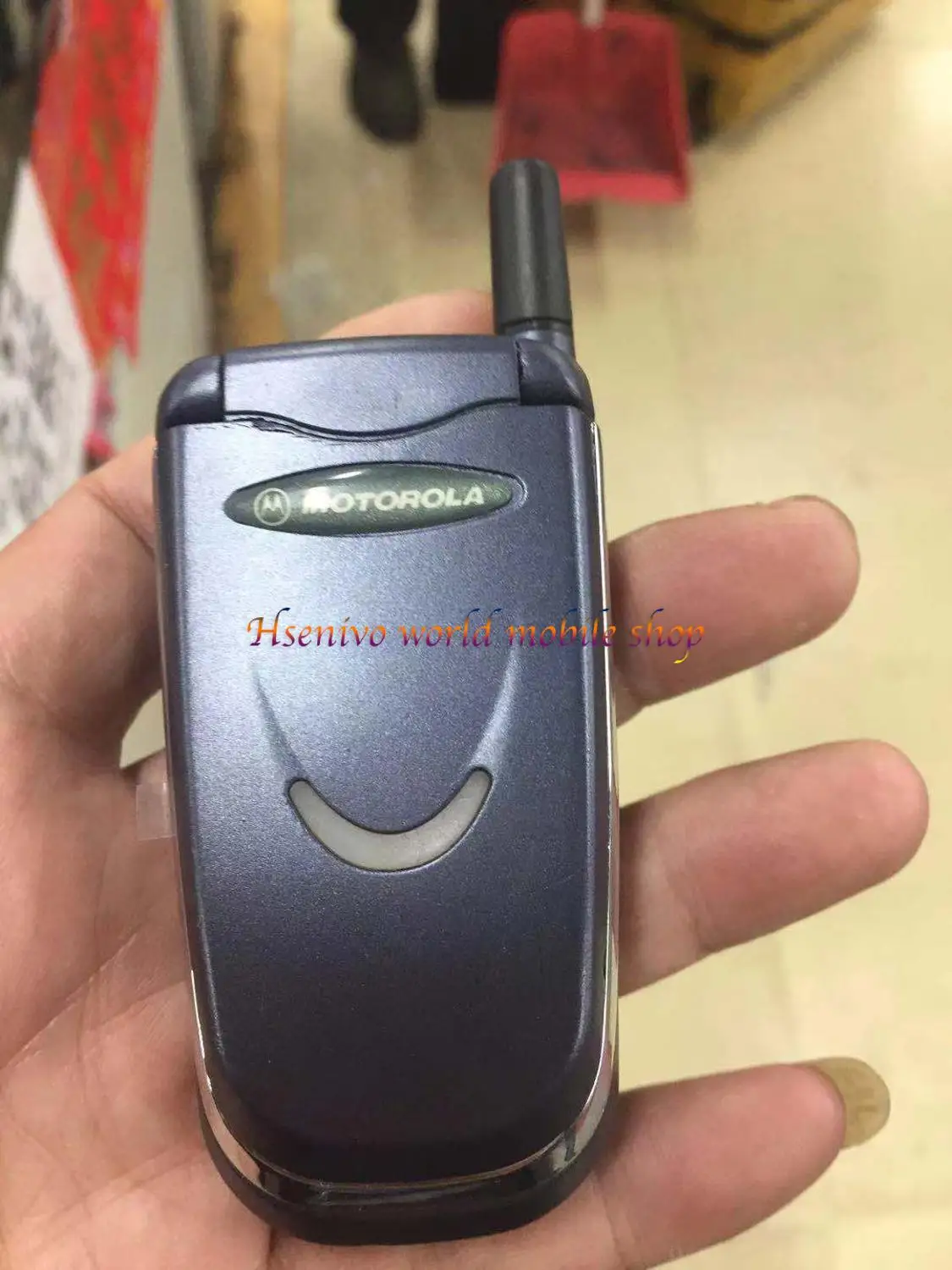 V8088 разблокированный телефон Motorola Flip V8088 мобильный телефон один год гарантии