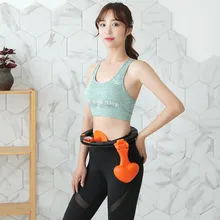 Обруч ДЛЯ ФИТНЕССА легкий портативный регулируемый взвешенный обручи с массажной доской счетчик