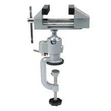 360 градусов вращение алюминиевый сплав Универсальный настольные тиски, стол тиски фиксированной тиски