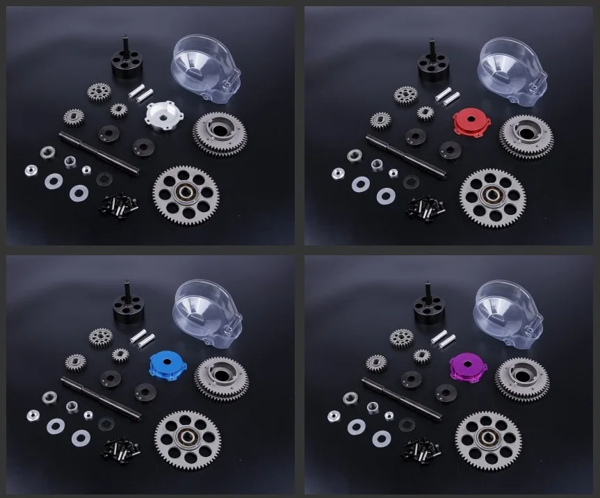 Все металлические 3 режима скорости передачи Шестерни колеса в сборе для HPI KM ROVAN 5B 5T 5SC