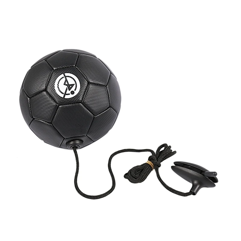 

Football Training Ball Kick Soccer Ball Tpu Size 2 Kids Adult Futbol with String Beginner Trainer Practice Belt