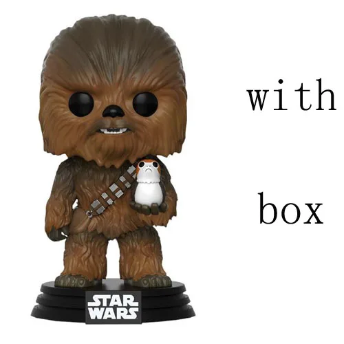 Chewbacca with box С изображением из «Звездных войн, чубакки и птиц, порг& в первую очередь для получения подробной информации о сотрудничестве боевой танк, кавалерист, высота каблука 10 см Viny Модель Рисунок Игрушки - Цвет: Chewbacca with box