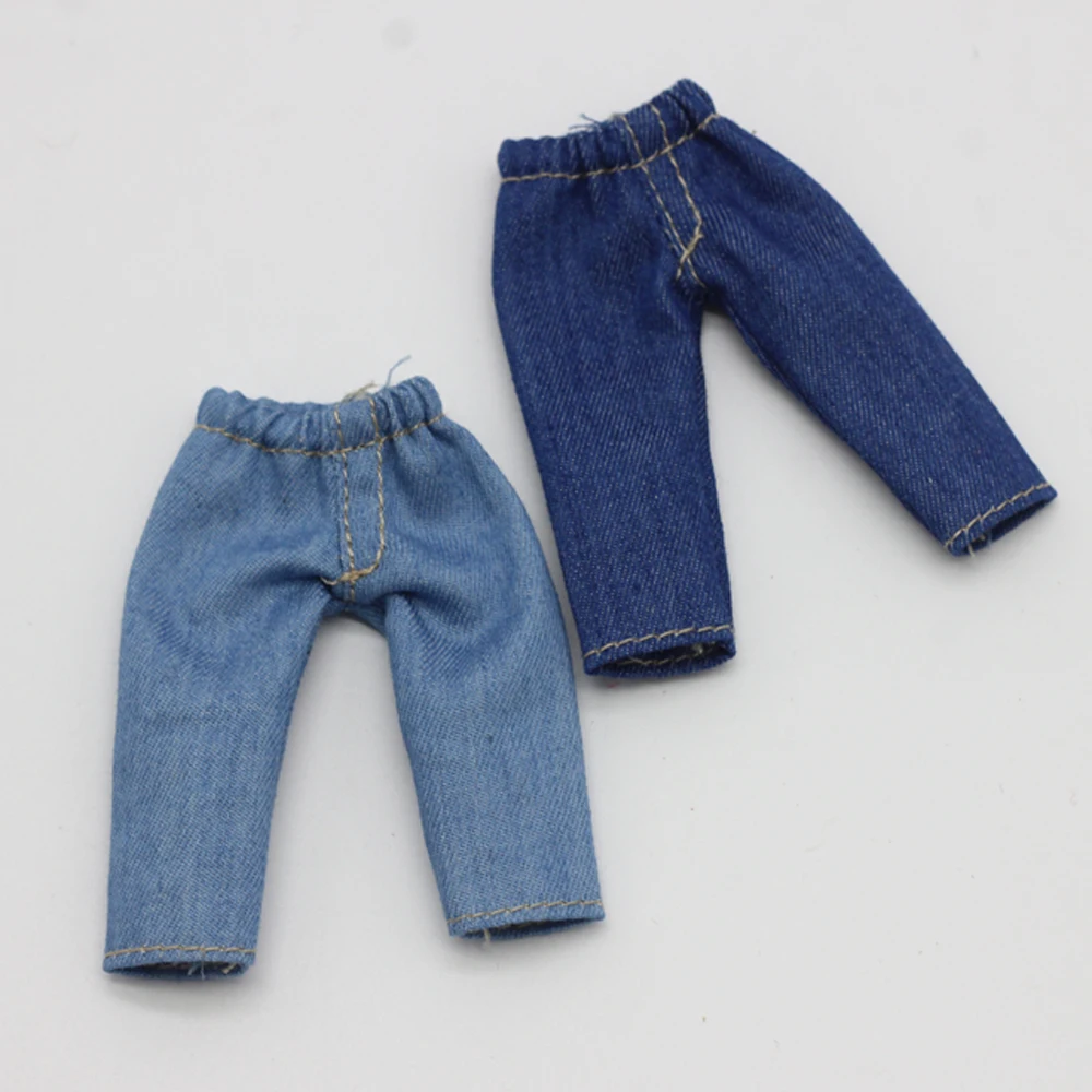 Doll Clothes Ob11 Baby Jeans For 1/12 BJD Doll Obitsu 11 Accessories Cute Pants Birthday Present