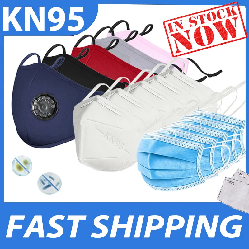 

Washable Respirator Mouth-muffle + FFP2 KN95 Mask + Disposable Face Mask + PM2.5 Filter Pad Anti Dust Breathable Mouth Mask Set
