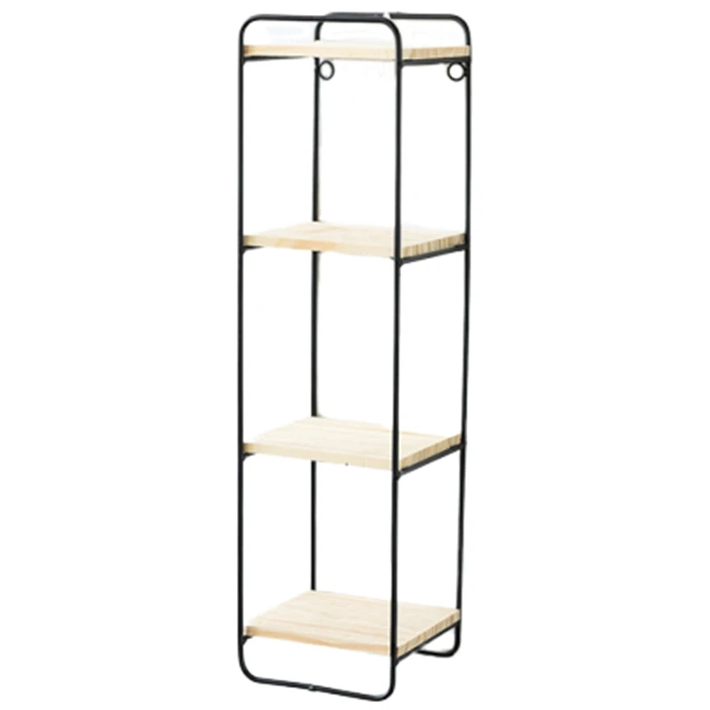Creative Nordic Style Wall Pendant Decoration Iron Shelf Decorative Wall Shelf Home Organization and Storage Room Organizer - Цвет: Black-B