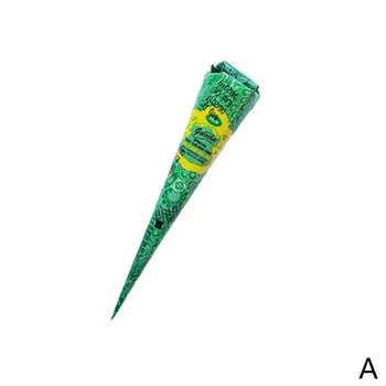 

Natural Herbal Temporary Tattoo ointment Henna Temporary Art Cone For Stencil Cream Women Body Painting DIY Tattoo N7J6