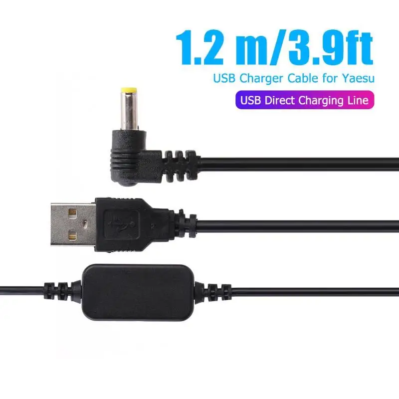 

1.2m USB Charger Cable Battery Charging Cord Cable for Yaesu VX-6R VX7R FT60R VX-150 VX-170 VX-177 FT-60R VXA-710