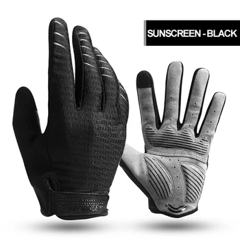 

Cycling Gloves Full Finger Sport Shockproof Bike Touch Screen Gloves Man Woman Bicycle Sponge Long Finger Glove guantes ciclismo