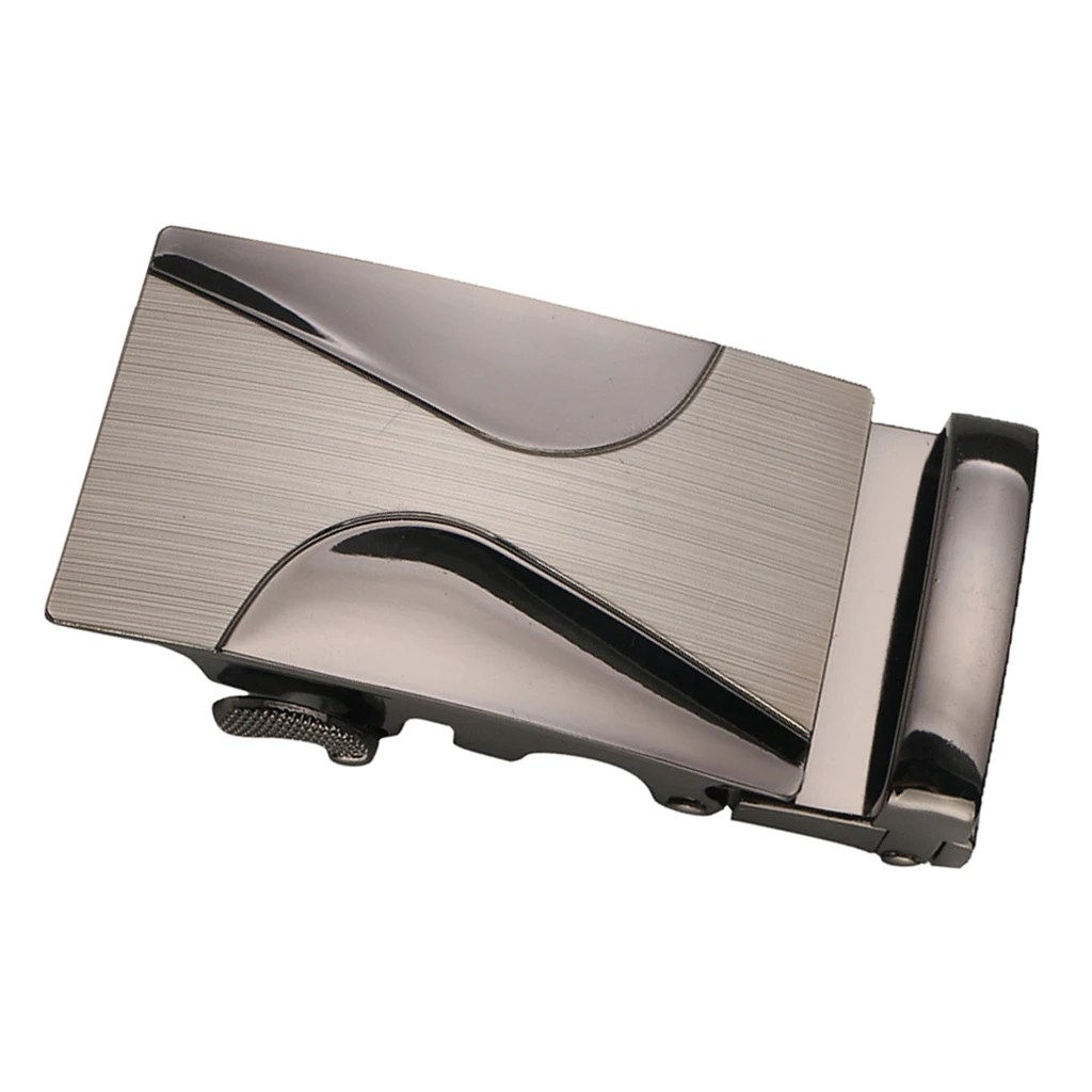 Belt Buckle Men Automatic Buckle Business Men Luxury Leather Waistband Buckles Men Waistband Ratchet Belt Buckle without belt