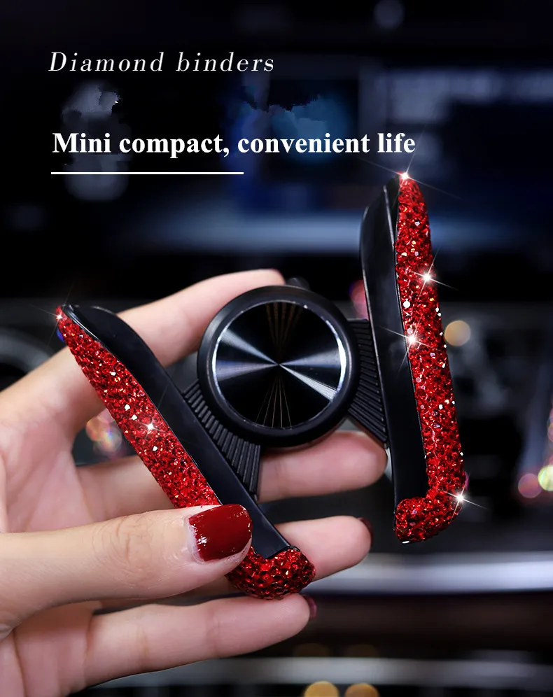 Blingbling модный автомобильный навигационный кронштейн, Алмазный Универсальный держатель для телефона carcell