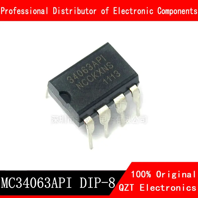 10PCS MC34063API DIP8 MC34063AP1 DIP MC34063 34063API DIP-8 new and original IC