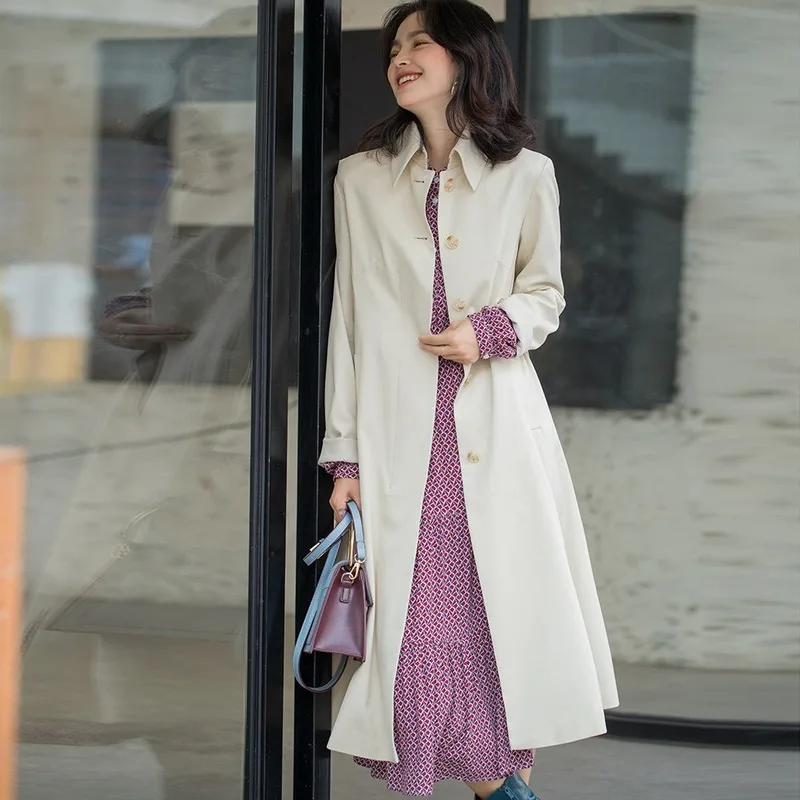 Aigyptos 2019 Lente En Zomer Nieuwe Casual Japanse Katoen Effen Kleur Windjack Vrouwelijke Lange Sectie Was Dun En Wilde Aigyptos 2019 Lente En Zomer Nieuwe Casual Japanse Katoen Effen Kleur Windjack Vrouwelijke Lange Sectie Was Dun En Wilde