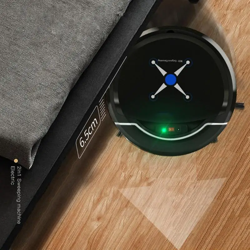 1 шт. USB Перезаряжаемый индукционный бытовой пылесос автоматическая подметальная Швабра Мини Автоматическая подметальная робот с боковой щеткой
