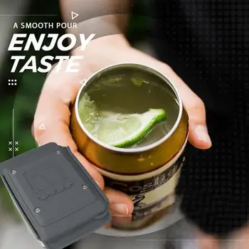 

Pop-top Can Opener Wine Beer Bottle Opener Gray Multifunctional Bottle Opener & Multifunctional Matching Blade of Can Opener