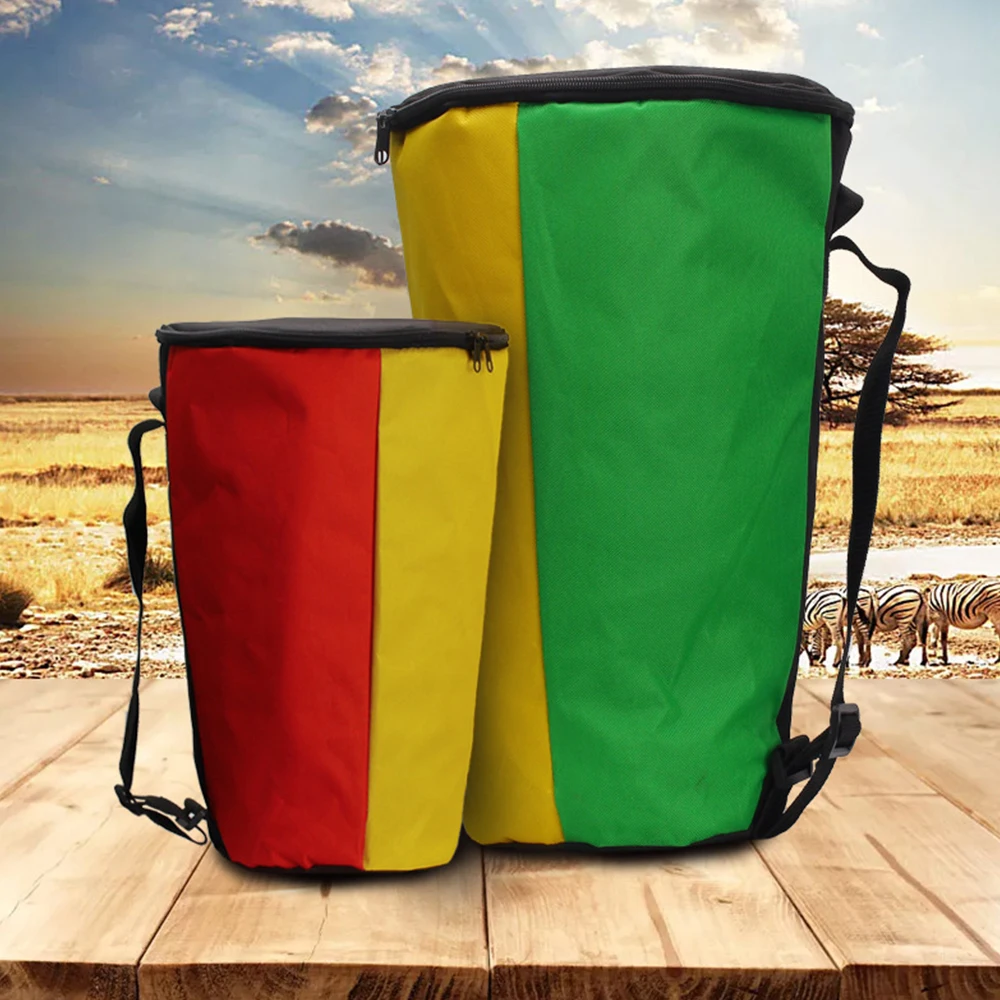 

1pc Djembe Bag Package Case Useful Practical Colorful Multi Size Waterproof Shoulders Musical Accessary Percussion Instrument