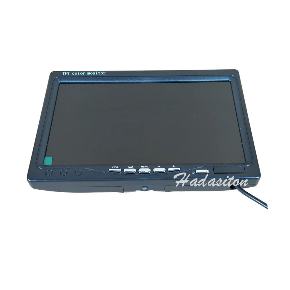 Universal 7" HD screen Car Monitor 1024*600 Security Monitor Parking assistance Rearview camera optional car display monitor display car parking monitor