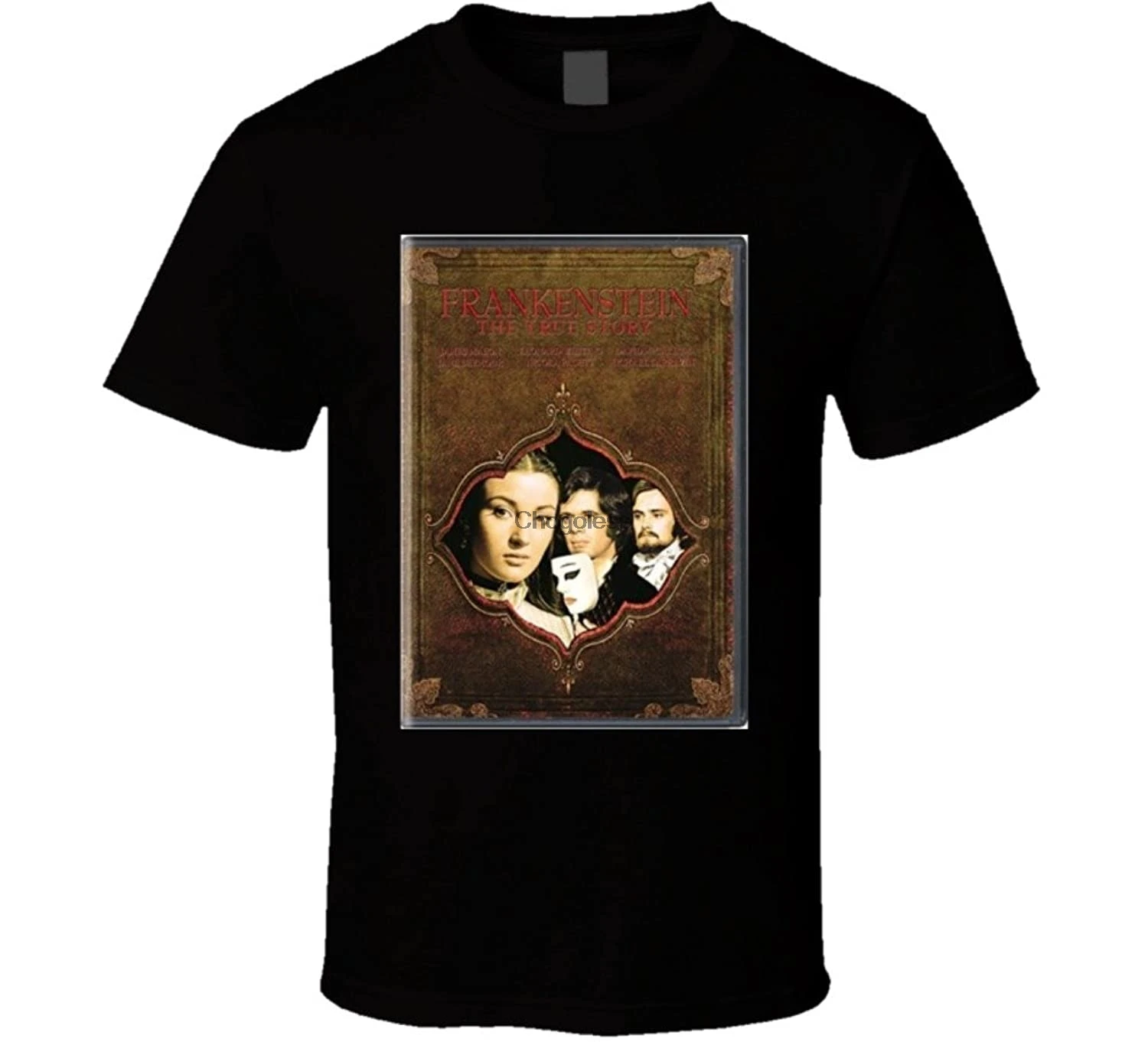 Frankenstein The True Story Cool Vintage 70's Movie Poster T Shirt | Мужская одежда
