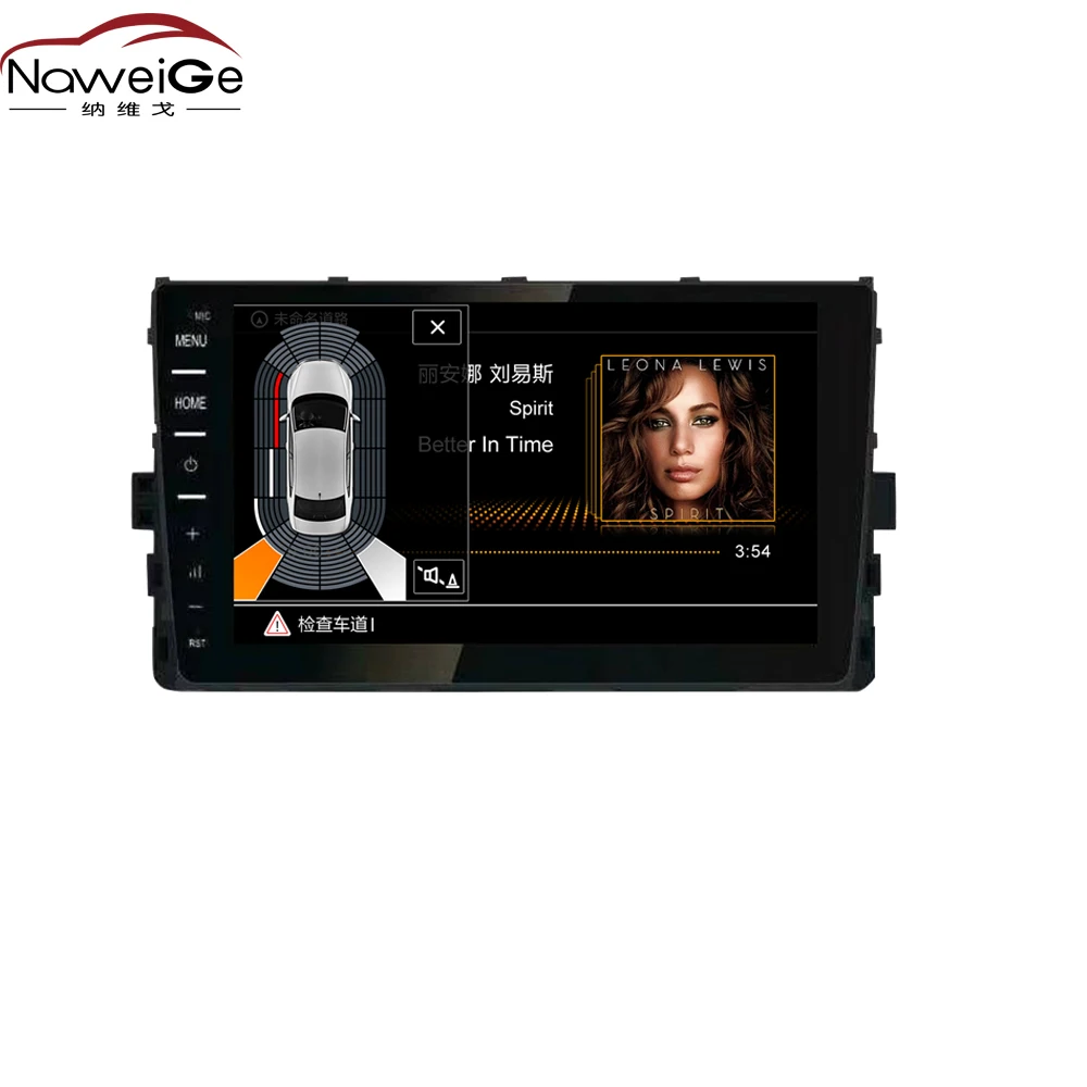 Автомагнитола NaweiGe 9 дюймов Android 8 ядер 1 2 + 32 ГБ универсальная для VW MQB Volkswagen Passat CC Golf