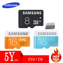 SAMSUNG Micro SD карта 8 Гб 16 Гб C6/C10 Microsd карта памяти флэш TF карта для телефона компьютера