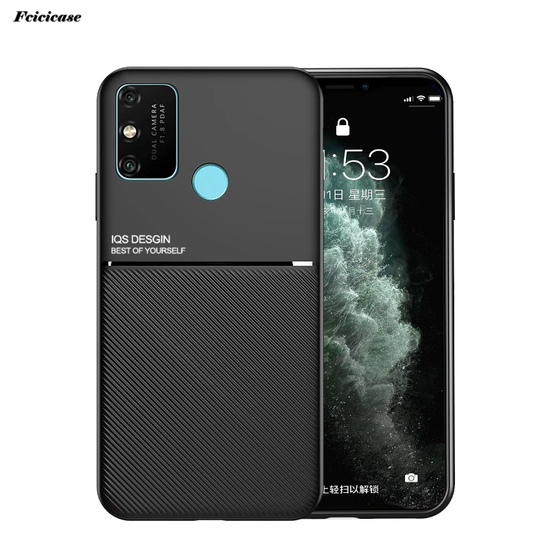 Ультратонкий Мягкий чехол Moire из ТПУ для Huawei Honor 9A 9X Pro 20 30 8 9i 10 Lite V9 V10 V20 V30 X10