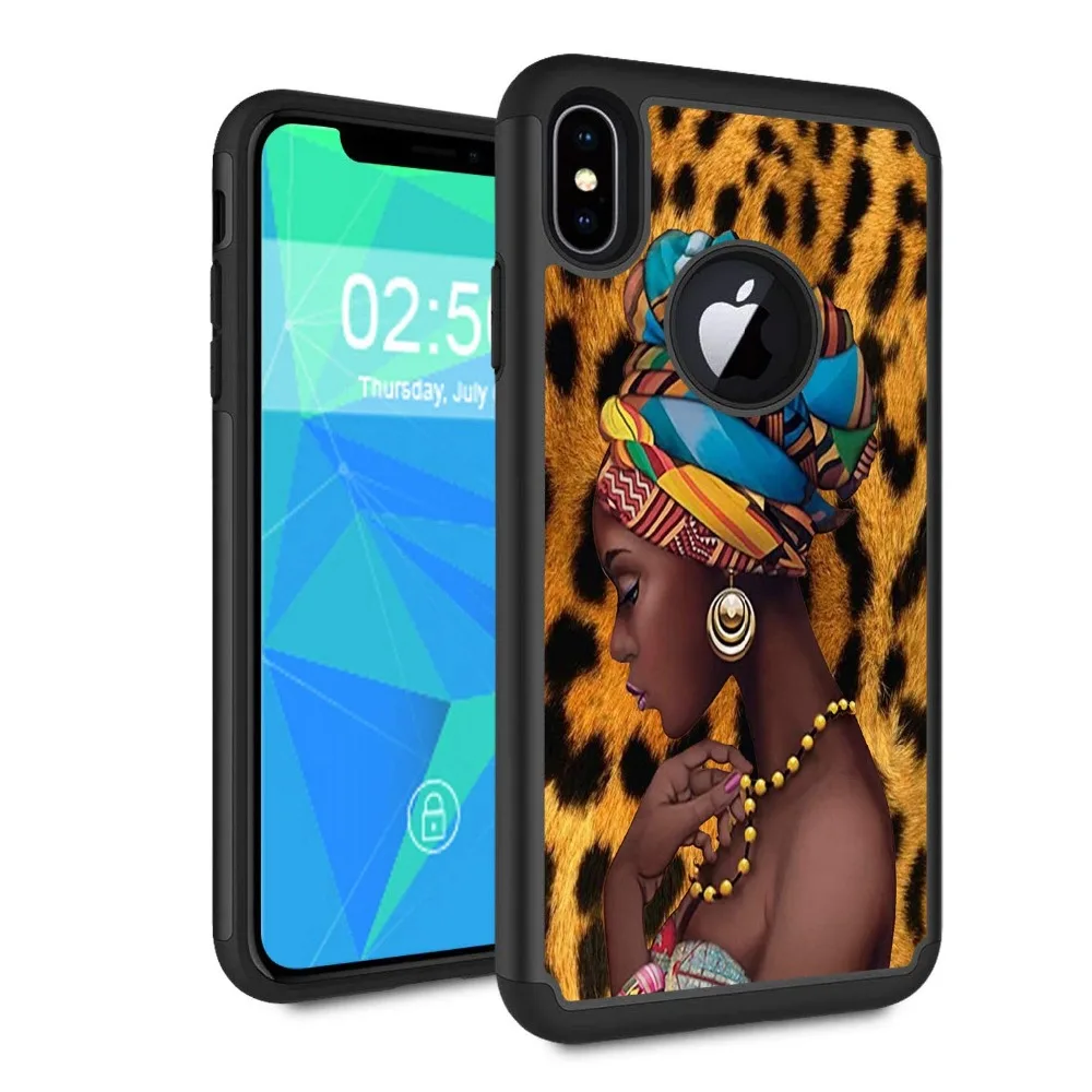Для iPhone X/XS/XR/XS MAX Чехол для мобильного телефона, мягкий силикагелевый бампер и Жесткий ПК задняя крышка Двойной Слой Ударопрочный для apple 7 8 plus