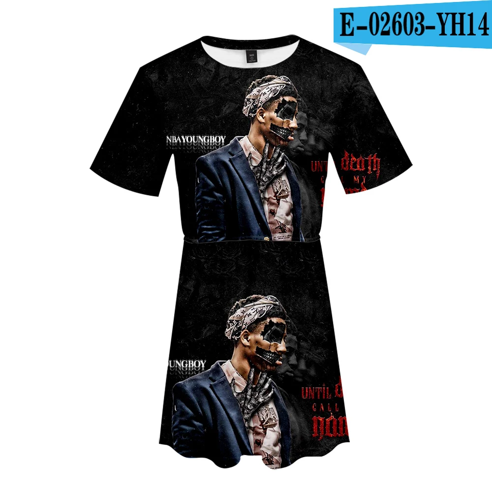 YoungBoy/летнее платье в стиле 3D с рисунком «никогда не разбивается снова» г., тренд с короткими рукавами, великолепная уличная одежда для отдыха летний Повседневный стиль - Цвет: As shown