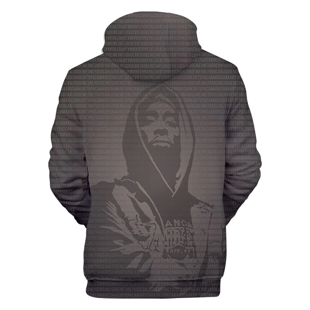 Стиль король рэп Америка рэп певец 2Pac Толстовка пальто