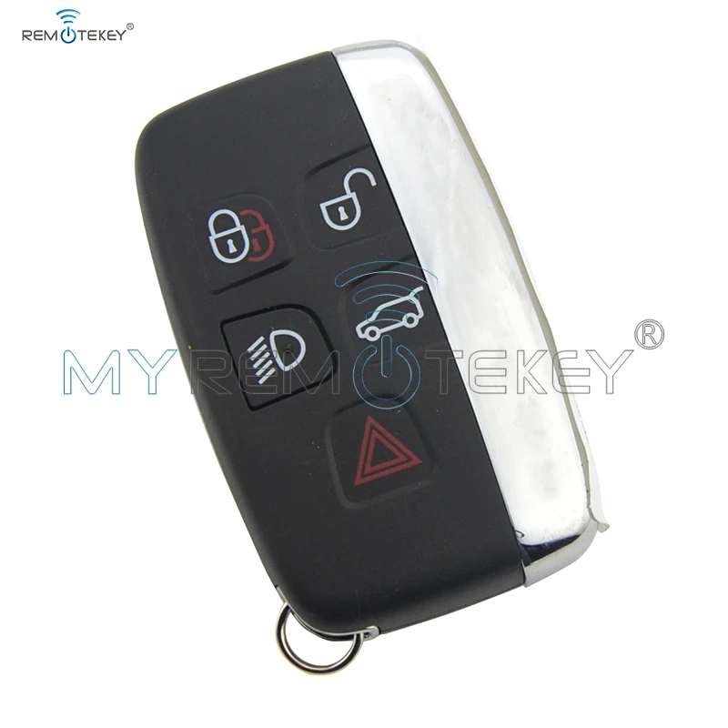 

Remtekey Smart Key Shell 5 Button KOBJTF10A for Range Rover Land rover Sport Evoque Car Key Case Car Key Shell Cover Keyless