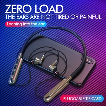 

Wireless Bluetooth Sports Headphones Magnetic Sports Running Headset Earplug Waterproof Earphones Noise Canceling Wear Painless