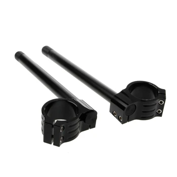 

1 Pair Universal CNC 50mm Motorcycle Clip on Ons Fork Riser Regular Handlebar