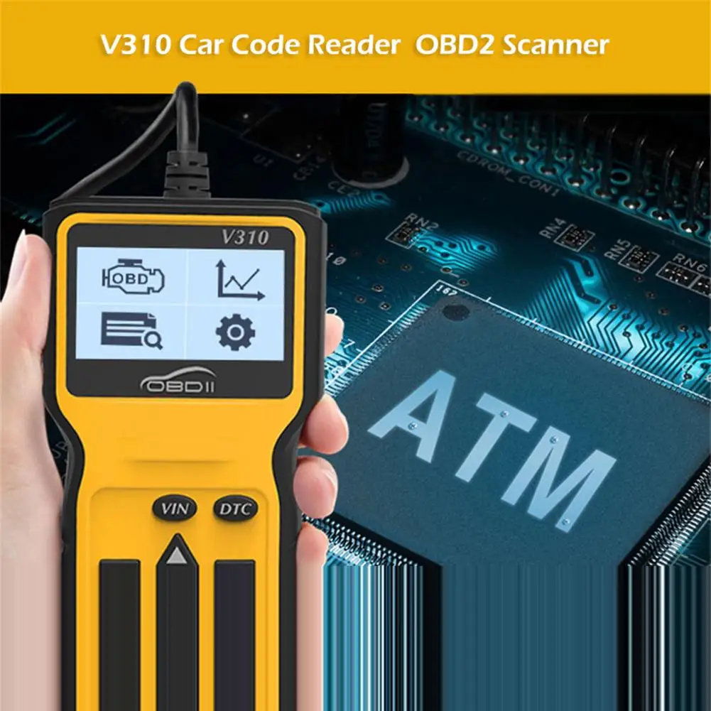 OBD2 автомобильный Obd2 автоматический диагностический сканер двигателя тестер хладагента темп Автомобильный датчик скорости OBDII диагностический инструмент сканер Automotivo