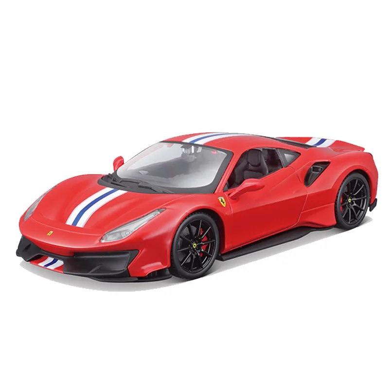 

Bimeigao 1: 24 Model Alloy Car Model Ferrari 488GTB Sports Car Gift Collection Original Factory Authorized