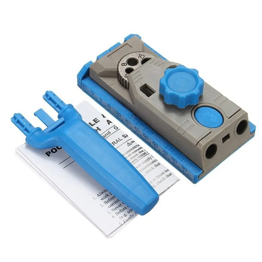 

Exquisite Woodworking Inclined-hole Positioner Punch Locator with Scale Line Carpentry Board Connector