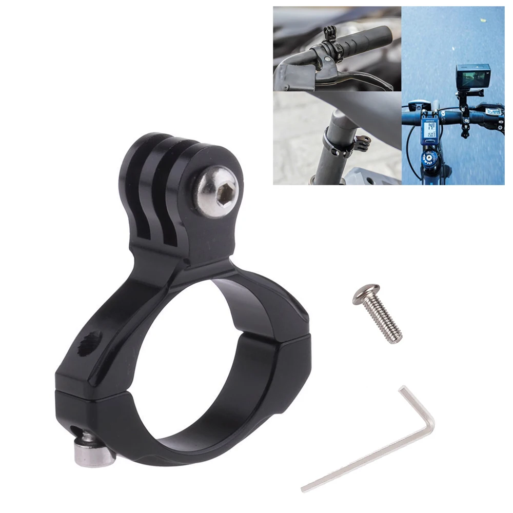 Metal Bike Handlebar Mount for Gopro 9 8 7 6 5 Yi 4K Sj7 DJI OSMO AKASO CAMPARK,Go Pro Accessories Action Camera Bicycle Clamp