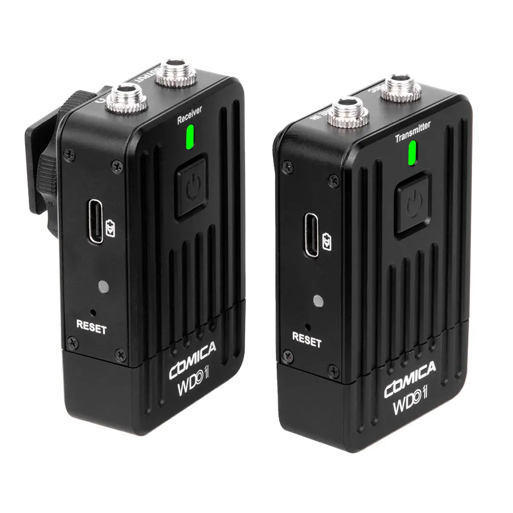CoMica WD01 2,4G цифровой беспроводной петличный микрофон система для Vlogging уличных интервью YouTube видео-конференции
