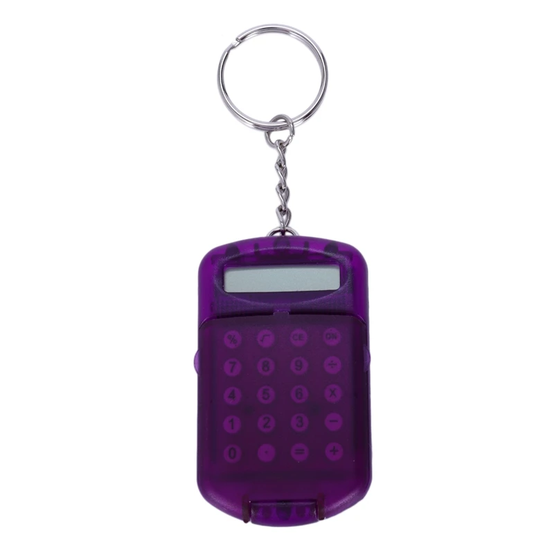 

Battery Powered 8 Digits LCD Mini Calculator with Key buckle