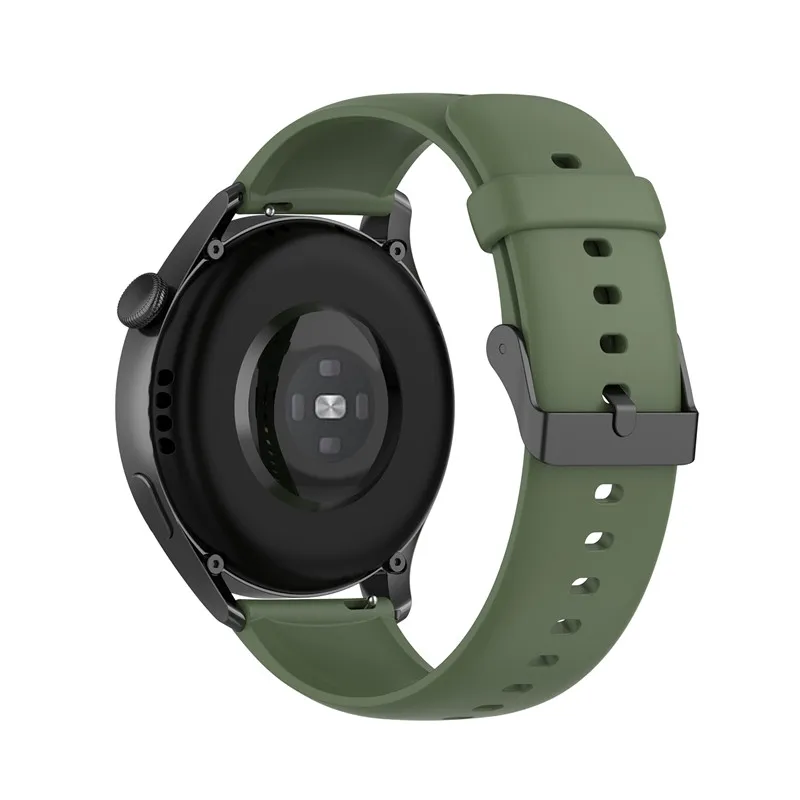 20mm 22mm Silicone watch strap For Samsung Gear S3/Active2/Huawei GT2 /Amazfit bip/Fossil Q/POLAR ignite Vantage M2 wristband