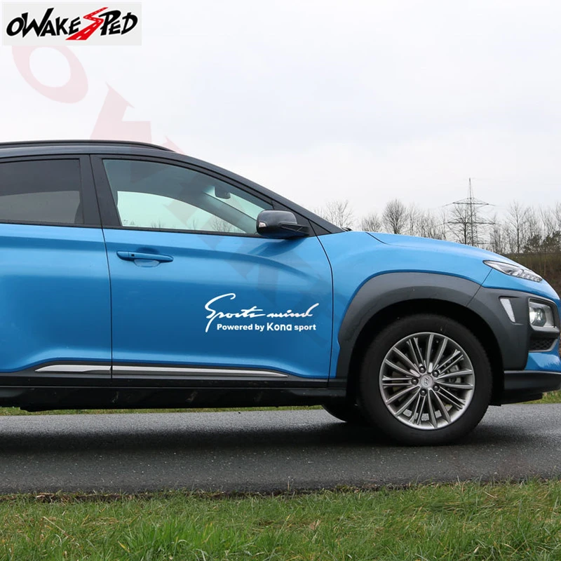 2 шт. спортивный стиль Светоотражающая белая красная наклейка s козырек автомобильного фонаря Декор наклейка авто дверь Виниловая наклейка для кузова hyundai KONA