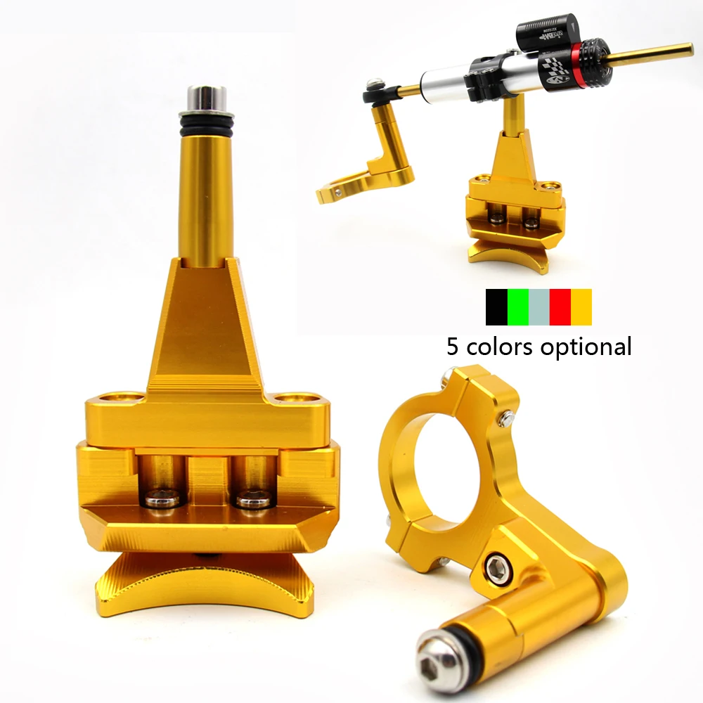 Motorcycle Steering Stabilize Damper Bracket Mounting kit Anti