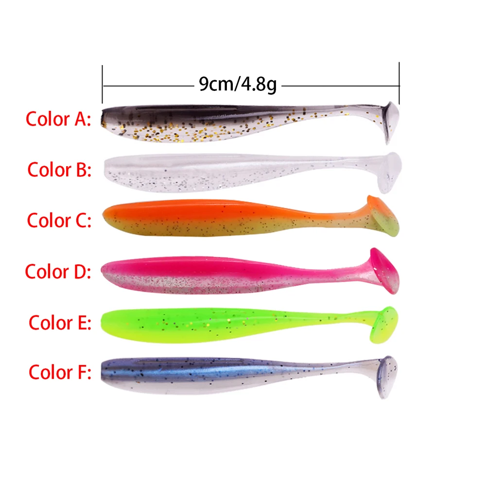 Mycena  5 or 10pcs/lot easy shinner soft lure 7cm/9cm/12cm  silicon bait  shad lure fishing soft bait Fishing tackle for fishing 3