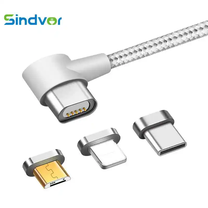 Micro Usb Cable L Line Magnetic Charging Cable 90 Degree Usb Charger Cable For Iphone X 8 7 6 Plus 5 5s Usb Type C Usb C Cable Mobile Phone Chargers Aliexpress