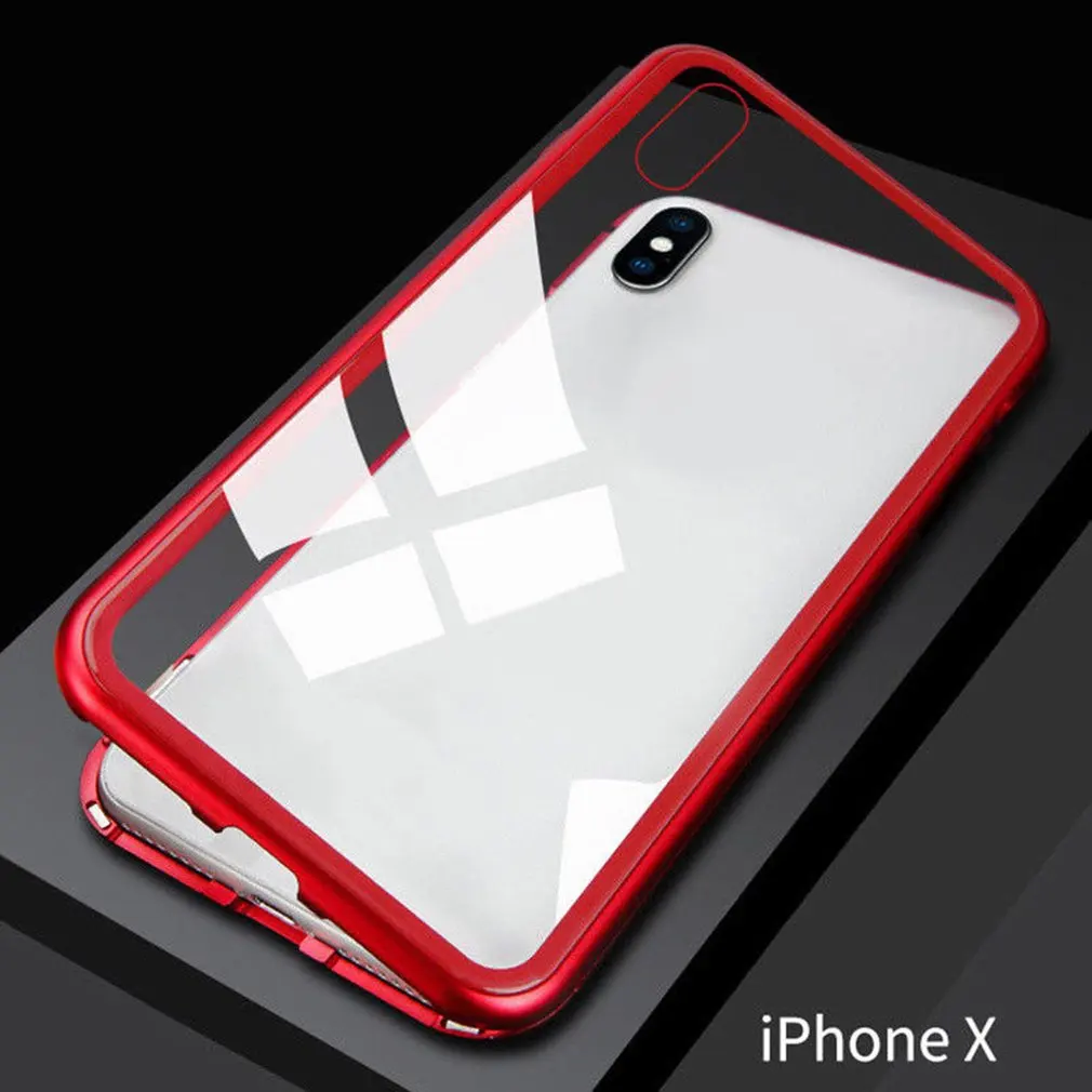 Чехол для телефона закаленное стекло задняя крышка Жесткий iPhone X прочный