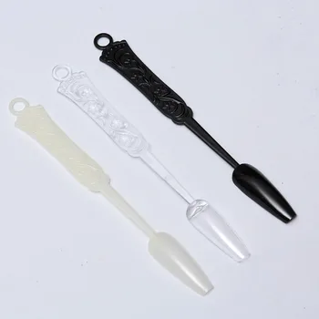 

24pcs/lot Coffin Nail Art False Tips Pop Sticks Polish Practice Color Display Fan Board Design Tools