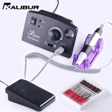 Профессиональный электрический сверлильный станок KALIBUR 35000 об/мин, набор инструментов для маникюра и педикюра