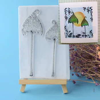 

Fairy mushroom CLEAR STAMP number DIY Scrapbook Card album paper craft silicone rubber transparent stamps